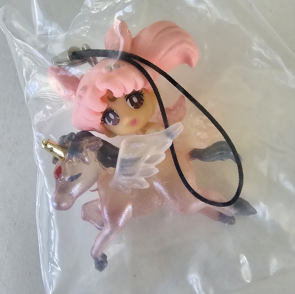 🦄 Chibiusa & Helios Pegasus Twinkle Dolly Charm Keychain - Picture 3 of 7